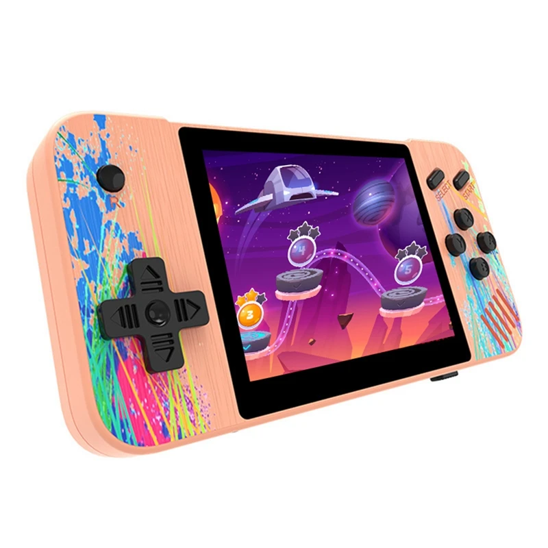 Игровая портативная игровая консоль 3,5 дюйма, предустановленные игры, поддержка ТВ-выхода, Видео игровой автомат
Игровая портативная игровая консоль 3,5 дюйма, предустановленные игры, поддержка ТВ-выхода, Видео игровой автомат