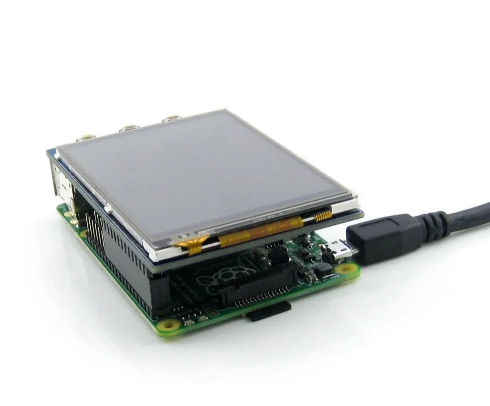 3 2 "резистивный сенсорный экран TFT LCD 320*240 Разрешение SPI интерфейс для Raspberry Pi