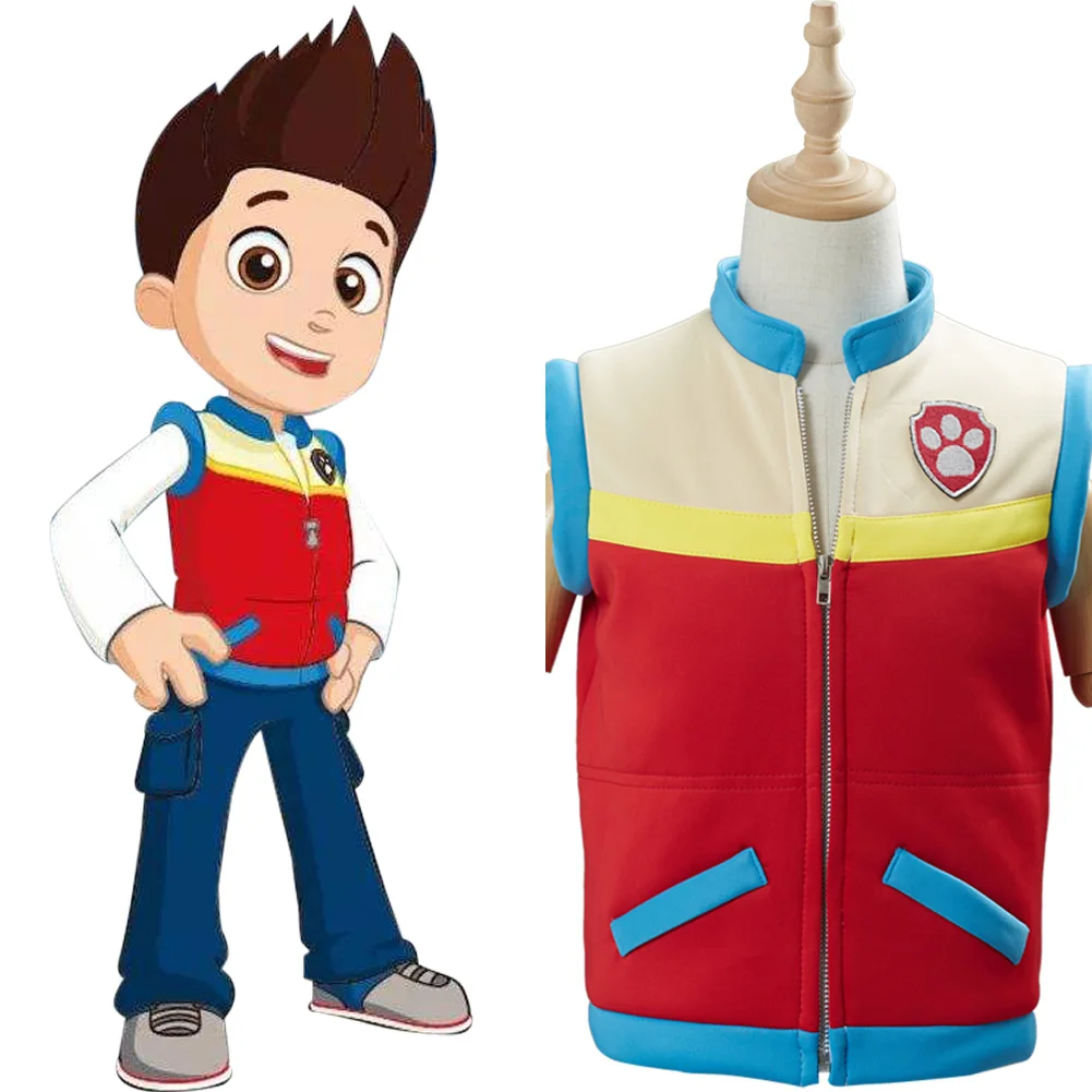 

Captain Ryder Cosplay Costume Kids Children Vest Coat Causal Daily Coat Halloween Carnival Costumes