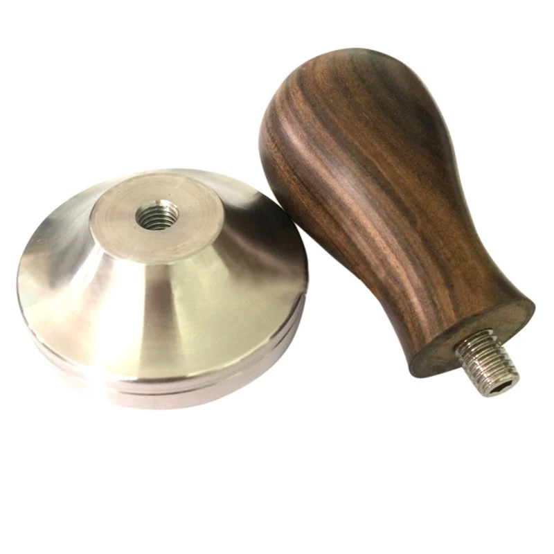 Coffee Tamper Stamping Plate Panar Sandalwood Handle Powder Hammer Coffee Accessories 51mm FHJ889
Coffee Tamper Stamping Plate Panar Sandalwood Handle Powder Hammer Coffee Accessories 51mm FHJ889