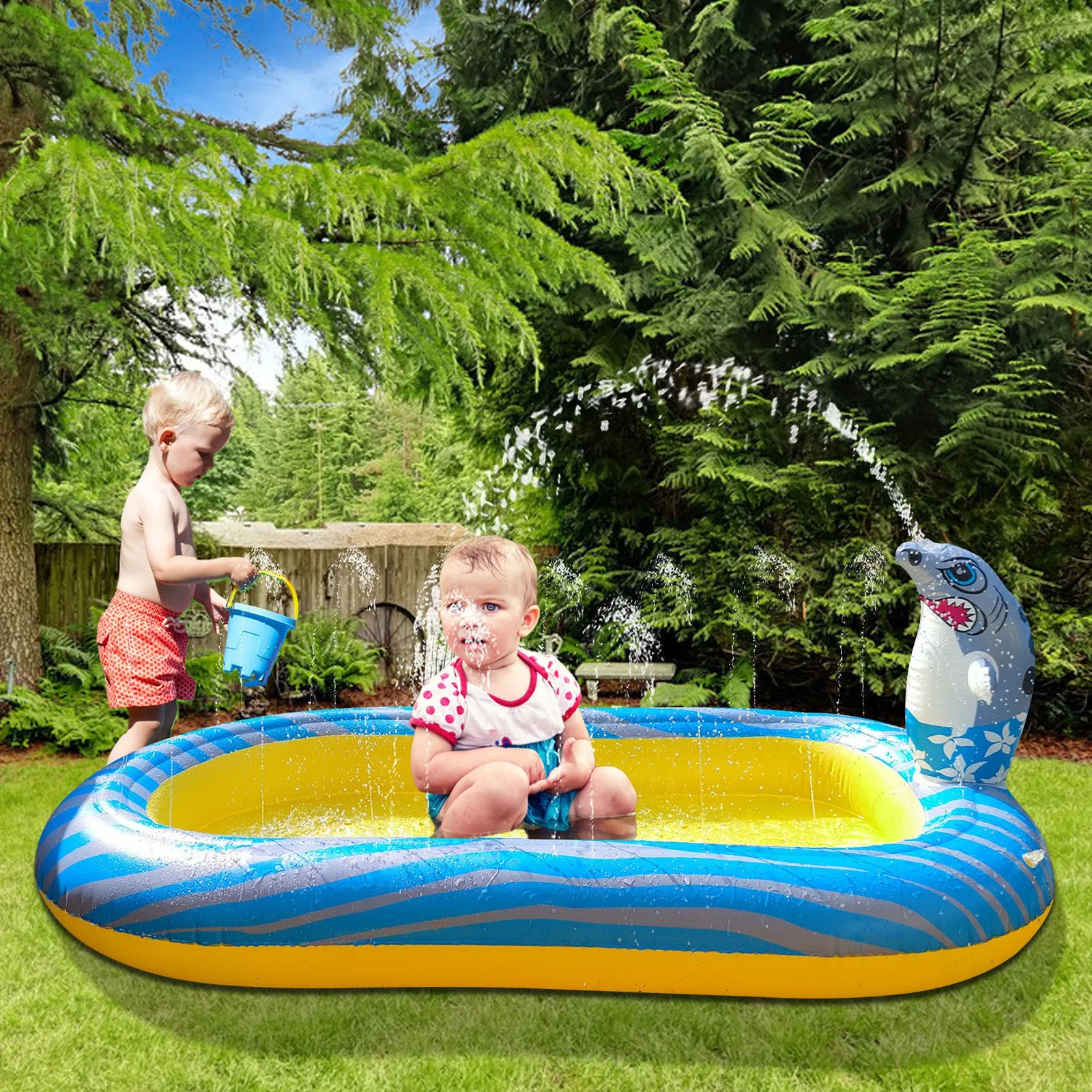 Baby Outdoor Bathtub Inflatable Water Cushion Inflatable Dinosaur Outdoor Play Pool Children's Indoor Swimming Pool Beach Toys
Baby Outdoor Bathtub Inflatable Water Cushion Inflatable Dinosaur Outdoor Play Pool Children's Indoor Swimming Pool Beach Toys
