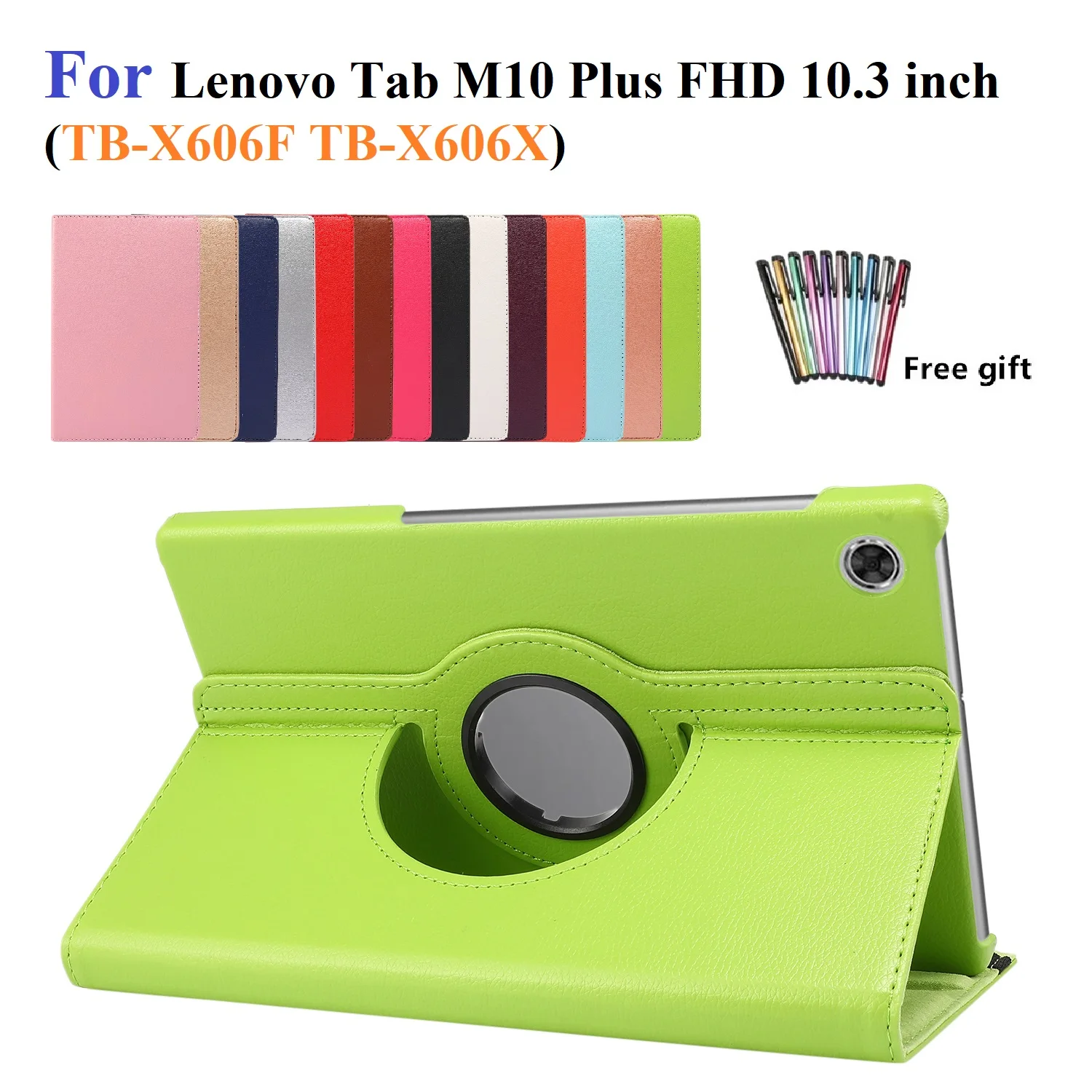 For Tab M10 FHD Plus Protective Cover Stand Folio Case for Lenovo Tab M10 Plus FHD TB-X606F 10.3 Pu Leather Funda with Stylus
For Tab M10 FHD Plus Protective Cover Stand Folio Case for Lenovo Tab M10 Plus FHD TB-X606F 10.3 Pu Leather Funda with Stylus