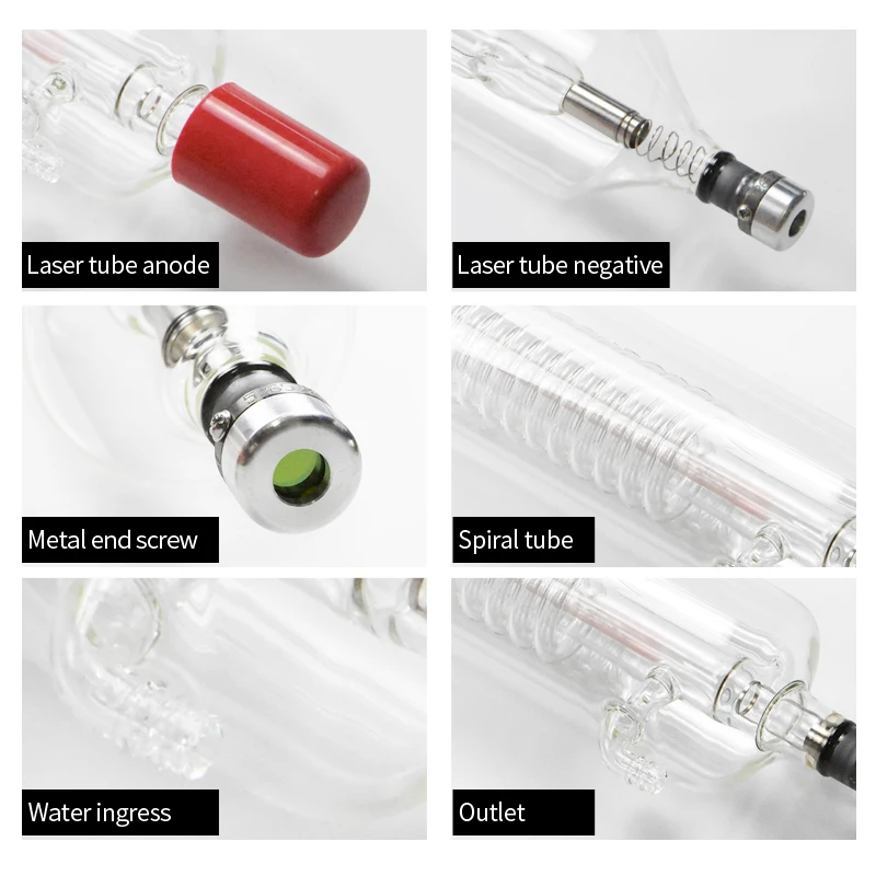 High Quality Reci CO2 Laser Tube 100W To 130W D80mm/65mm for Engraving and Cutting Machine S4 V4 Z4
High Quality Reci CO2 Laser Tube 100W To 130W D80mm/65mm for Engraving and Cutting Machine S4 V4 Z4