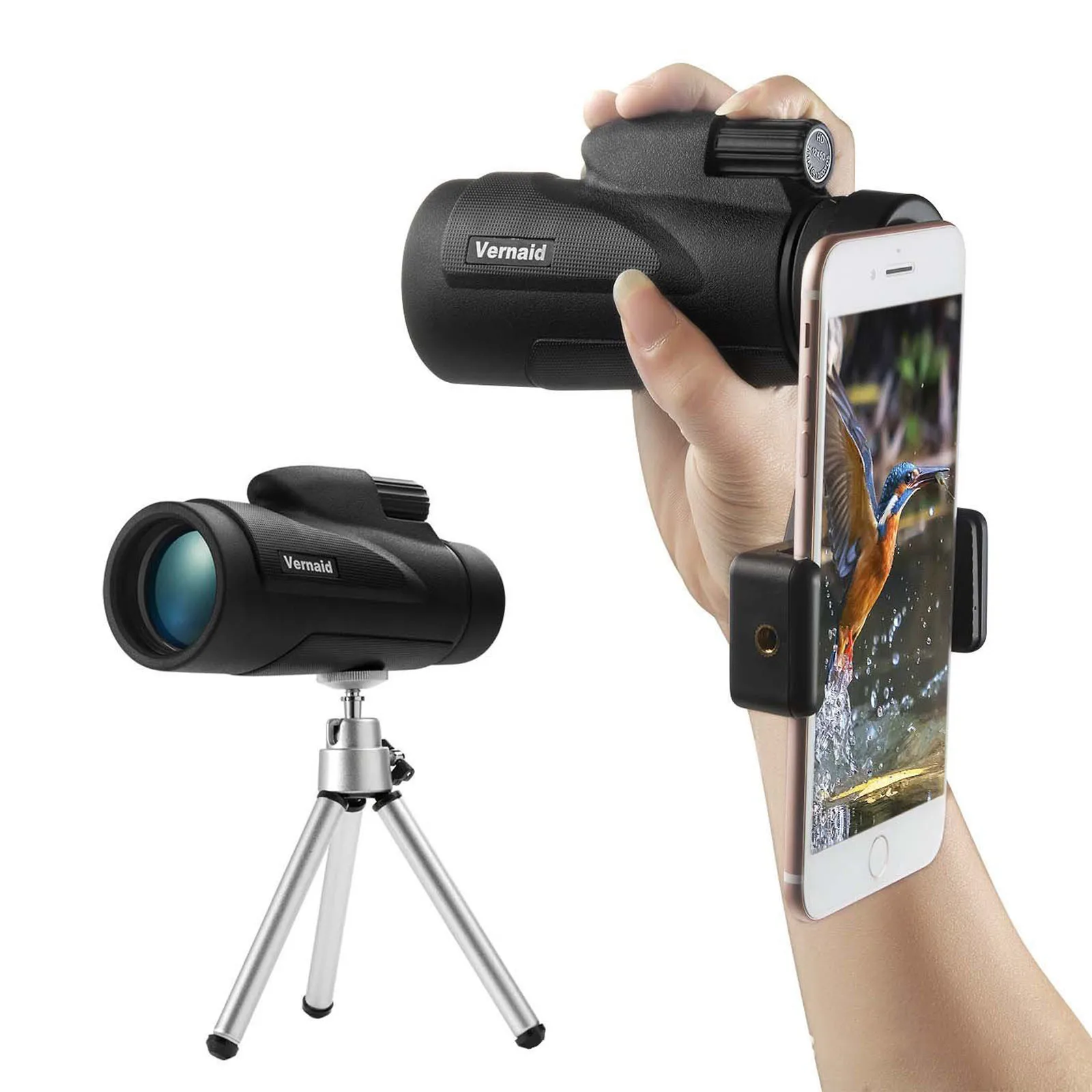 Portable Monocular HD Night Telescope High Power Binoculars Waterproof Telescope for Hiking Hunting Camping BirdWatching Tourism
Portable Monocular HD Night Telescope High Power Binoculars Waterproof Telescope for Hiking Hunting Camping BirdWatching Tourism
