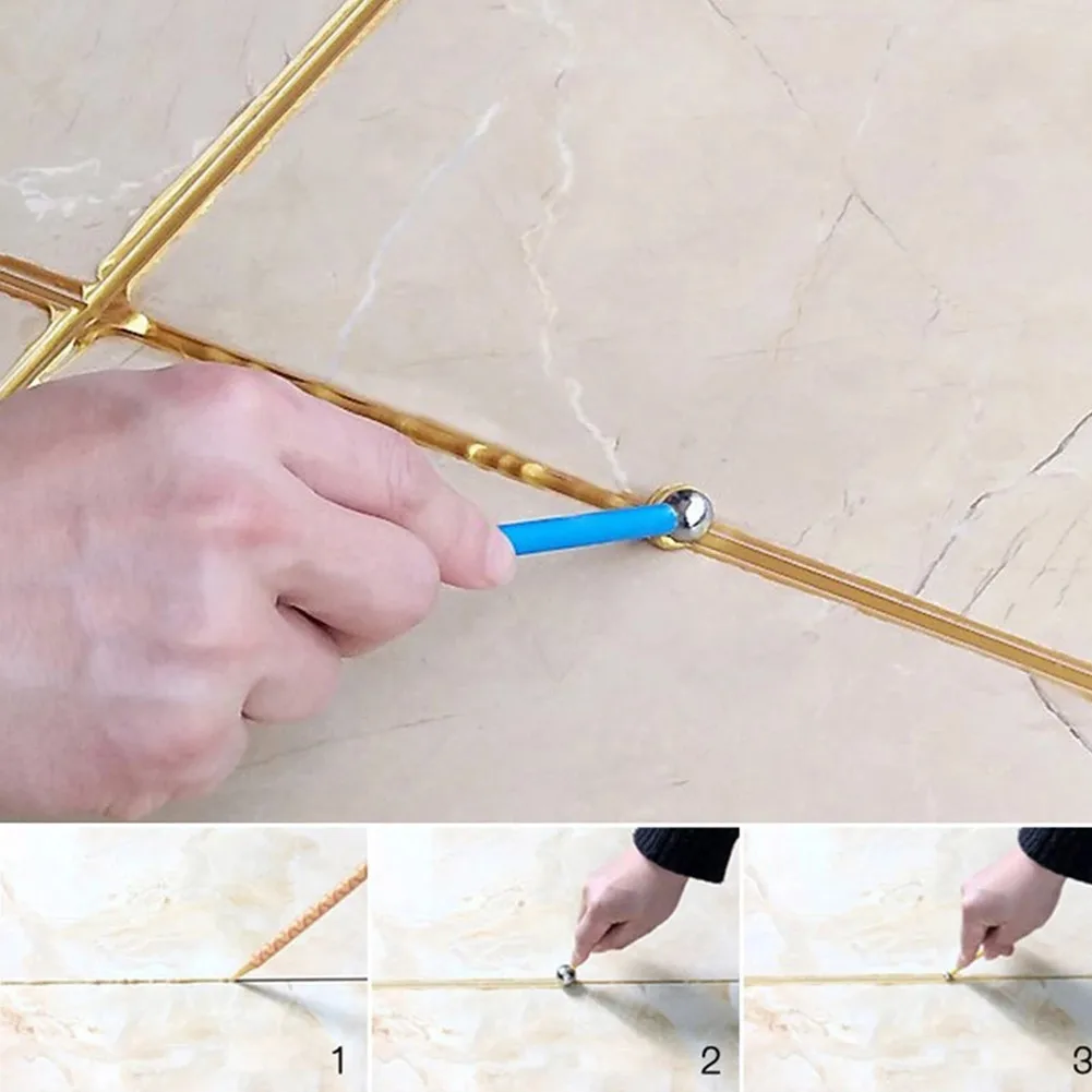 4 Pcs Tile Pressed Ball Stick Ceramic Grout Pressed Ball Double Hole Pressure Seam Steel Ball Stick Home Decoration Parts
4 Pcs Tile Pressed Ball Stick Ceramic Grout Pressed Ball Double Hole Pressure Seam Steel Ball Stick Home Decoration Parts