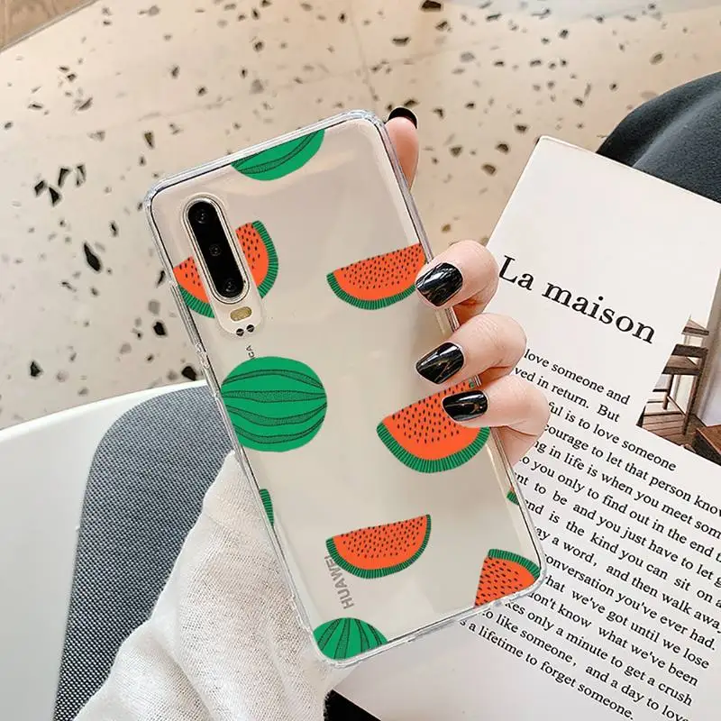 Summer fruit watermelon Phone Case Transparent for Samsung A71 S9 10 20 HUAWEI p30 40 honor 10i 8x xiaomi note 8 Pro 10t 11 
Summer fruit watermelon Phone Case Transparent for Samsung A71 S9 10 20 HUAWEI p30 40 honor 10i 8x xiaomi note 8 Pro 10t 11
