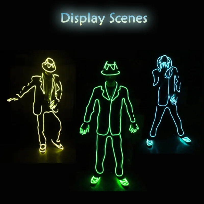 Light Clothing Men Masquerade Rope Hip-Hop Dancer Glow EL Wire Cable Cosplay Show For Night Party Carnival Christmas Festival De
Light Clothing Men Masquerade Rope Hip-Hop Dancer Glow EL Wire Cable Cosplay Show For Night Party Carnival Christmas Festival De