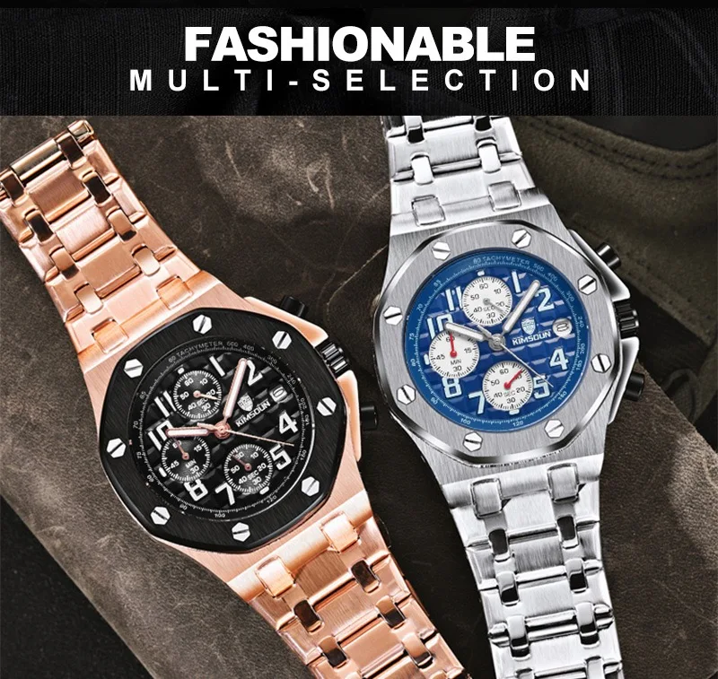KIMSDUN New Products Watch Men's Fashion Calendar Quartz Men's Watch