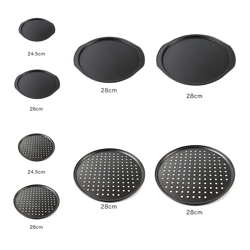 Pizza Pan Carbon Steel Non-stick Pizza Baking Pan Mesh Tray Plate Round Deep Dish Pizza Pan Tray Cake Mould Bakeware Baking Tool 
Pizza Pan Carbon Steel Non-stick Pizza Baking Pan Mesh Tray Plate Round Deep Dish Pizza Pan Tray Cake Mould Bakeware Baking Tool
