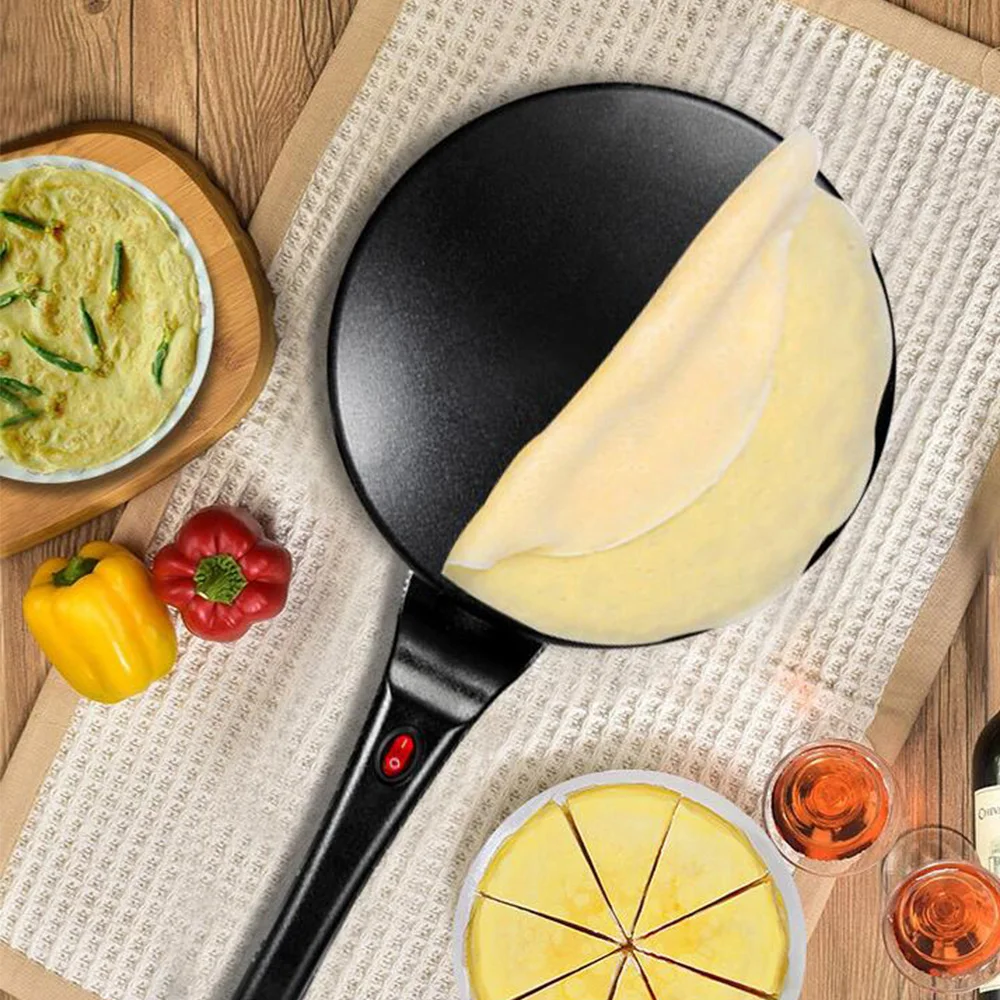 Electric Crepe Maker Pizza Pancake Machine Non-Stick Griddle Baking Pan Cake Machine Kitchen Cooking Tools
Electric Crepe Maker Pizza Pancake Machine Non-Stick Griddle Baking Pan Cake Machine Kitchen Cooking Tools