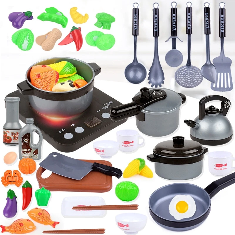 Children Kitchen Toys Simulation Kitchen Utensils Food Cookware Pot Pan Kids Pretend Play Kitchen Set Toys For Girls Doll Food
Children Kitchen Toys Simulation Kitchen Utensils Food Cookware Pot Pan Kids Pretend Play Kitchen Set Toys For Girls Doll Food
