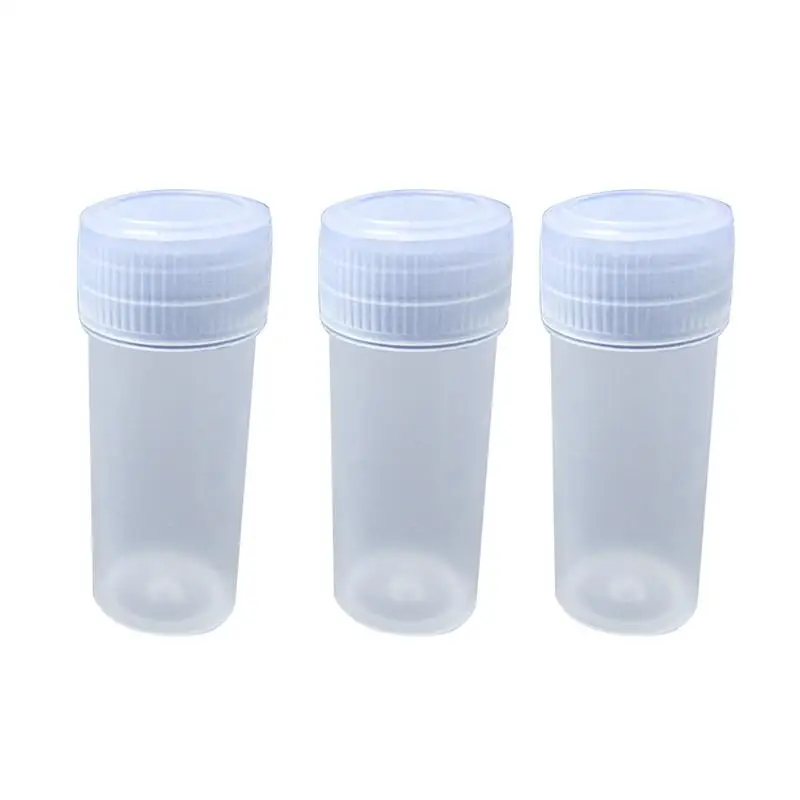 

100pcs 5ml Transparent PP Container Empty Tubes Plastic Bottles Transparent Beads Organizers Boxes Bottles