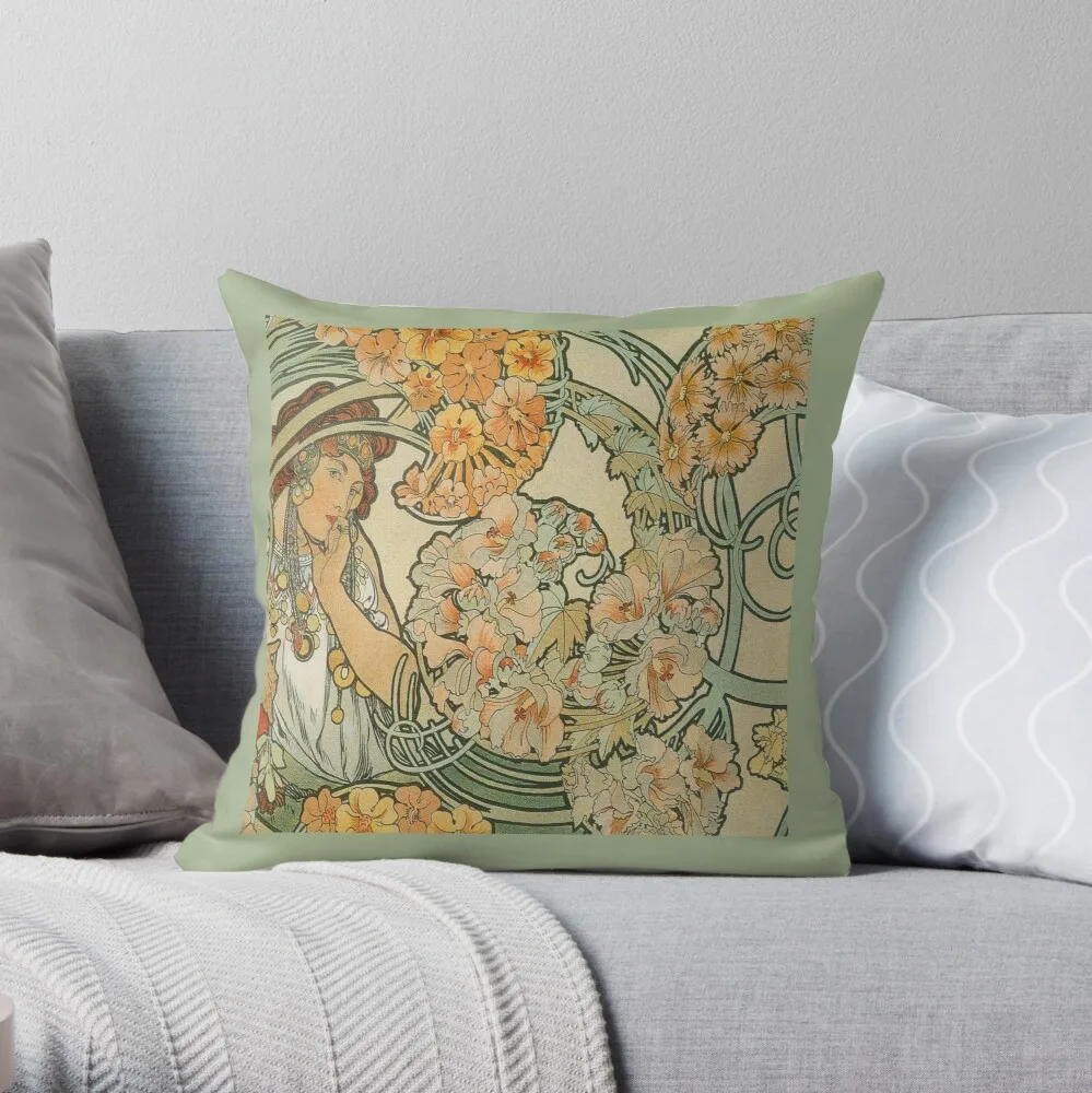 Alphonse Mucha, Vintage Throw Pillow Pillow Case Polyester Home Decora Pillowcases kussensloop almohada poszewka
Alphonse Mucha, Vintage Throw Pillow Pillow Case Polyester Home Decora Pillowcases kussensloop almohada poszewka