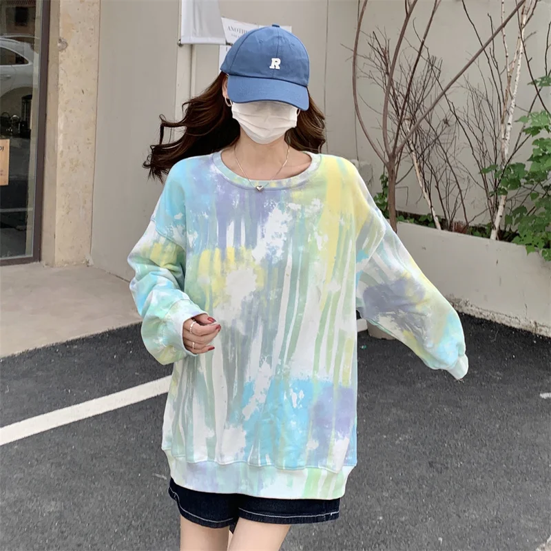 Harajuku Ins Personality Irregular Tie Dye Casual Sweatshirts Oversize Women's Clothing Spring/Autumn Korean Clothes Hoodies
Harajuku Ins Personality Irregular Tie Dye Casual Sweatshirts Oversize Women's Clothing Spring/Autumn Korean Clothes Hoodies