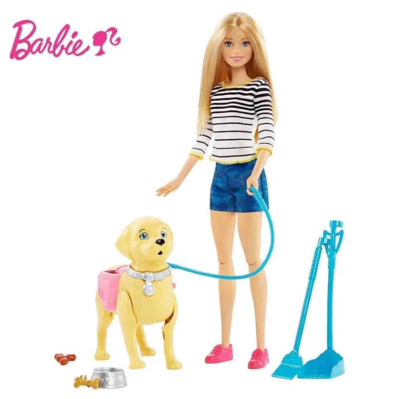 Original Barbie Doll Dog pet SetReborn Baby dolls Toys Hatching dolls Boneca Fashionista Gir Princess toys for children Gift
Original Barbie Doll Dog pet SetReborn Baby dolls Toys Hatching dolls Boneca Fashionista Gir Princess toys for children Gift