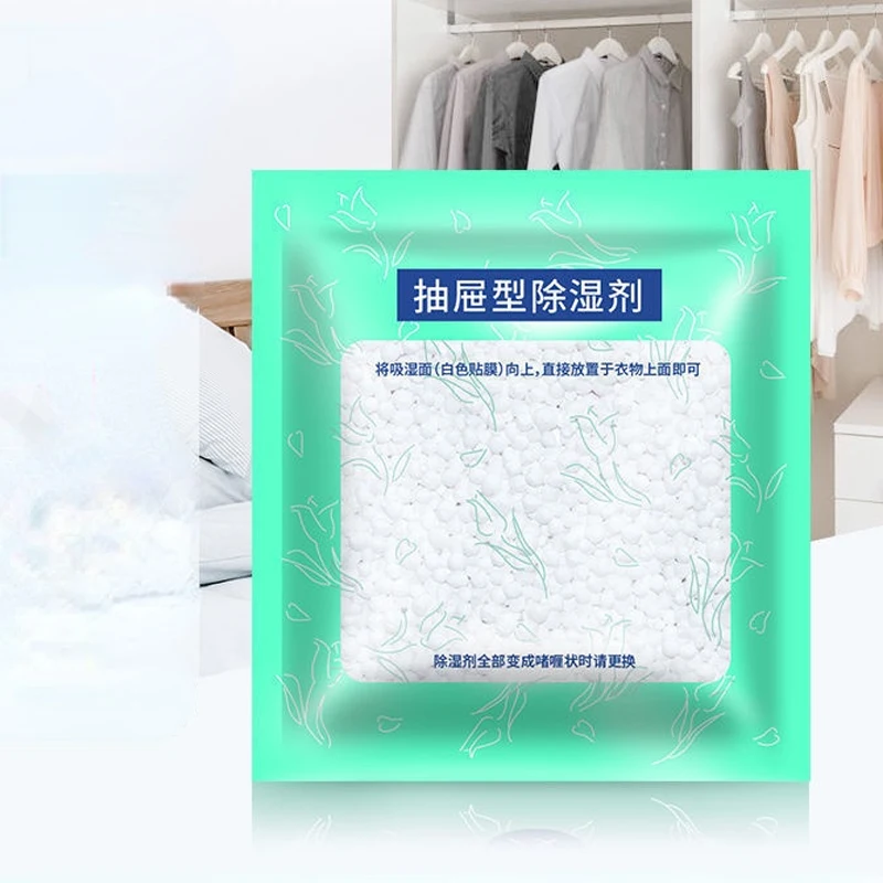 High Quality Packs Non-toxic Desiccant Damp Moisture Absorber Bags Dehumidifier for Room Kitchen Clothes Drawer Storage
High Quality Packs Non-toxic Desiccant Damp Moisture Absorber Bags Dehumidifier for Room Kitchen Clothes Drawer Storage