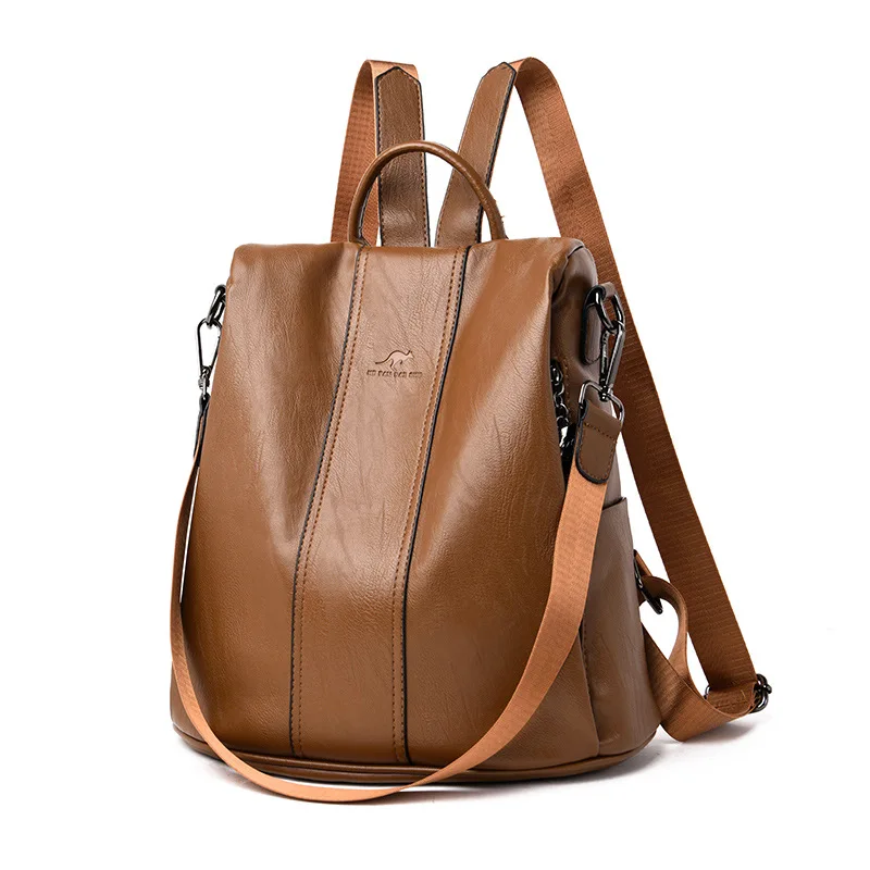 2020 new solid color women's backpack fashionable leisure simple multi-functional anti-theft waterproof schoolbag hot sale
2020 new solid color women's backpack fashionable leisure simple multi-functional anti-theft waterproof schoolbag hot sale