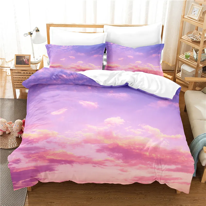 Rosy Clouds Bedding Set Duvet Cover Set 3d Bedding Digital Printing Bed Linen Queen Size Bedding Set Fashion Design
Rosy Clouds Bedding Set Duvet Cover Set 3d Bedding Digital Printing Bed Linen Queen Size Bedding Set Fashion Design