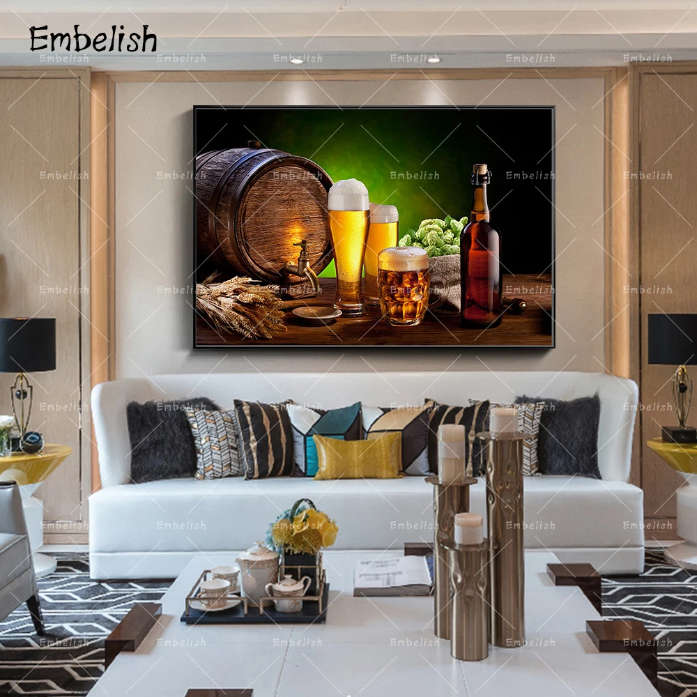 Embelish 1 Pieces Beer And Wine Glass Kitchen Decor Modular Pictures HD Canvas Painting Modern Home Decor Pictures Frameworks
Embelish 1 Pieces Beer And Wine Glass Kitchen Decor Modular Pictures HD Canvas Painting Modern Home Decor Pictures Frameworks