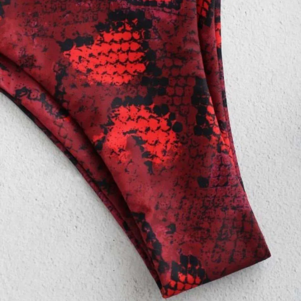 Women Summer Fashion Sexy Leopard Snake Skin High Cut V Neck Two Pieces Bikini Swimwear Swimsuit Beachwear
Women Summer Fashion Sexy Leopard Snake Skin High Cut V Neck Two Pieces Bikini Swimwear Swimsuit Beachwear