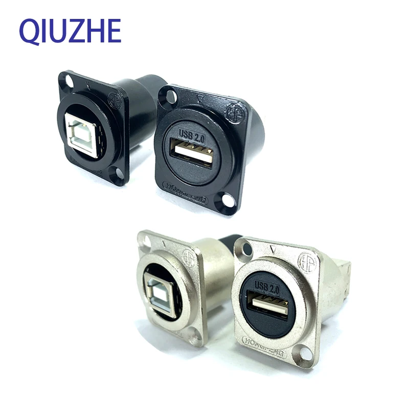1PC D-Type USB-2.0 Socket Module Port A to Port B Double Pass Front A Rear B Print Port Cabinet Canon Panel
1PC D-Type USB-2.0 Socket Module Port A to Port B Double Pass Front A Rear B Print Port Cabinet Canon Panel