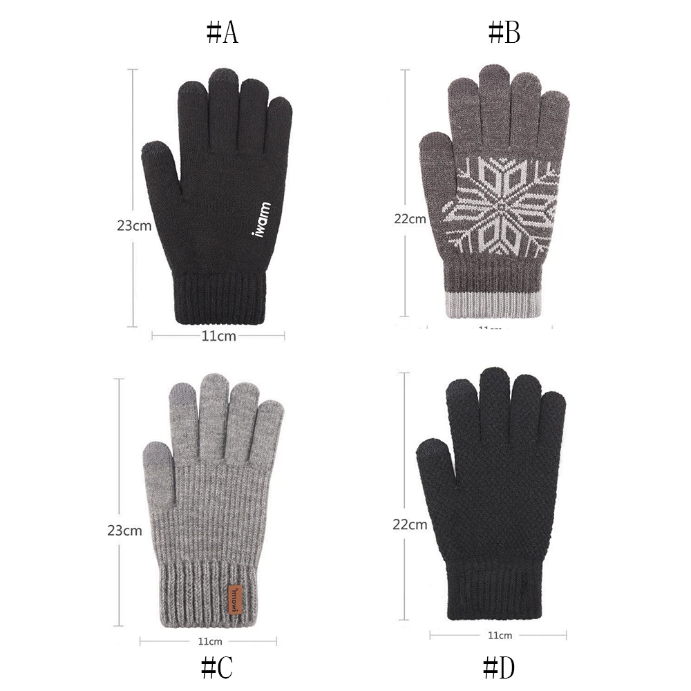 Autumn Winter Men Women Couple Knitted Gloves Touch Screen High Quality Mitten Thicken Warm Wool Cashmere Solid Business Gloves
Autumn Winter Men Women Couple Knitted Gloves Touch Screen High Quality Mitten Thicken Warm Wool Cashmere Solid Business Gloves