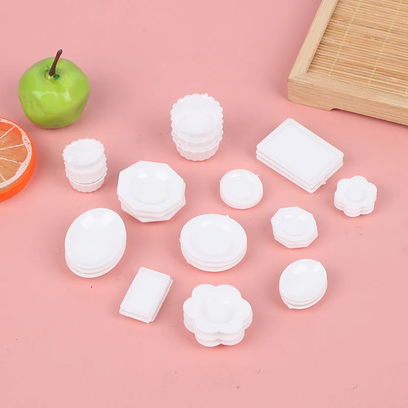 3Pcs/Set 1:12 Dollhouse Miniature White Dish Model Tableware Mini Kitchen Accessories For Doll House Decoration Kids Toy Gift
3Pcs/Set 1:12 Dollhouse Miniature White Dish Model Tableware Mini Kitchen Accessories For Doll House Decoration Kids Toy Gift