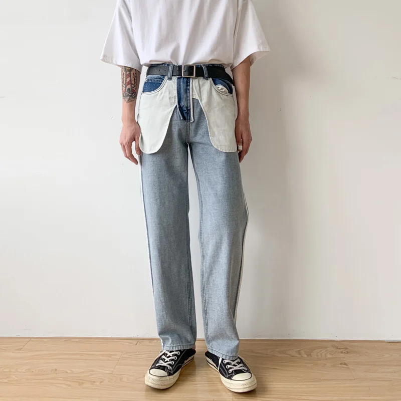 Men Reverse Design Casual Straight Jeans Trousers Male Japan Korea Style Streetwear Hip Hop Vintage Fashion Denim Pants
Men Reverse Design Casual Straight Jeans Trousers Male Japan Korea Style Streetwear Hip Hop Vintage Fashion Denim Pants