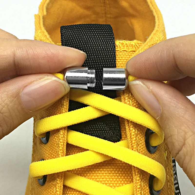 Round Metal lock Shoelaces Elastic Quick Safety No Tie Shoelace All Kinds Shoes Leisure Sneakers Lazy laces
Round Metal lock Shoelaces Elastic Quick Safety No Tie Shoelace All Kinds Shoes Leisure Sneakers Lazy laces