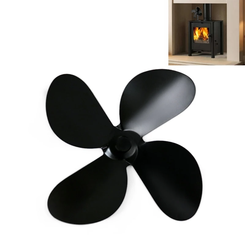 4-blade Fireplace Fan Blade Aluminum Alloy Stove Fireplace Fan Blade Replacement
4-blade Fireplace Fan Blade Aluminum Alloy Stove Fireplace Fan Blade Replacement