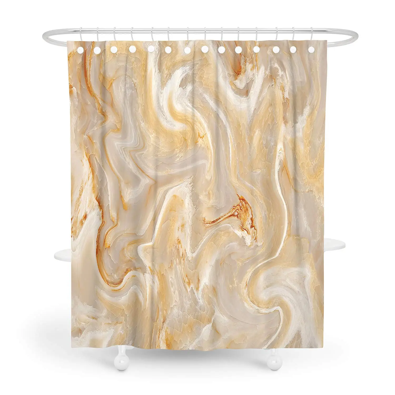 Waterproof Fabric Shower Curtain,Bathroom Decor Marble Series Shower Curtains Inches, Light Brown
Waterproof Fabric Shower Curtain,Bathroom Decor Marble Series Shower Curtains Inches, Light Brown