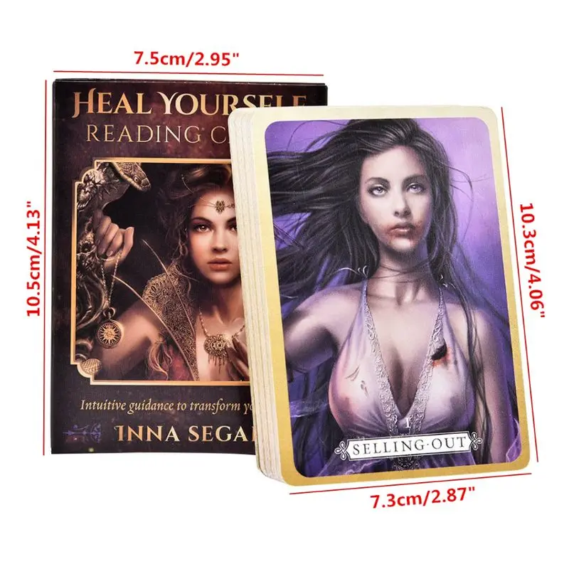 Heal Yourself Reading Cards Intuitive Guidance to Transform Your Soul 36 Cards Tarot Board Game Oracle Playing Card
Heal Yourself Reading Cards Intuitive Guidance to Transform Your Soul 36 Cards Tarot Board Game Oracle Playing Card
