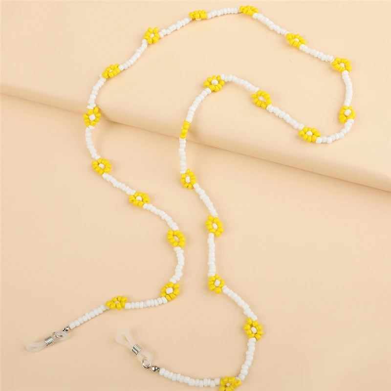 Imixlot Bohemian Handmade Rice Beads Woven Daisy Flower Eyeglasses Chain Women Fashion Anti Slip Strap Holder Neck Strap
Imixlot Bohemian Handmade Rice Beads Woven Daisy Flower Eyeglasses Chain Women Fashion Anti Slip Strap Holder Neck Strap