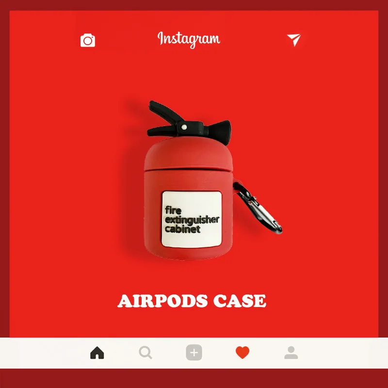 Spoof Fire Extinguisher Silicone Anti-fall Earphone Case AirPods 1 and 2 Case Airpods Case Earphone Accessories Case
Spoof Fire Extinguisher Silicone Anti-fall Earphone Case AirPods 1 and 2 Case Airpods Case Earphone Accessories Case