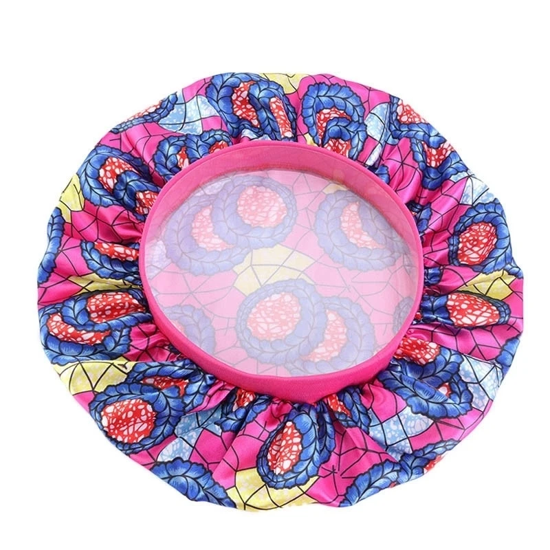Hot Sale Children's Satin Round Hat Stretch Wide-Brimmed Night Hair Cap Care Styling Elastic Accessories African Bonnet Printed
Hot Sale Children's Satin Round Hat Stretch Wide-Brimmed Night Hair Cap Care Styling Elastic Accessories African Bonnet Printed