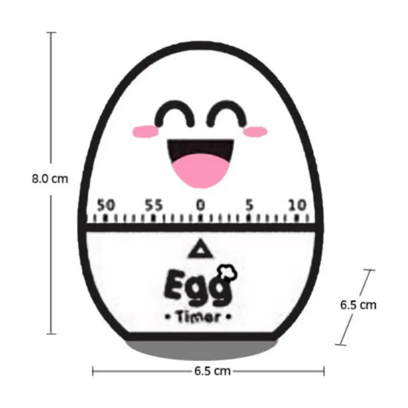 Kitchen Egg Timer Max 60 Minutes Without Battery Cartoon Cute Cooking Clock Alarm Mechanical Home Decor
Kitchen Egg Timer Max 60 Minutes Without Battery Cartoon Cute Cooking Clock Alarm Mechanical Home Decor