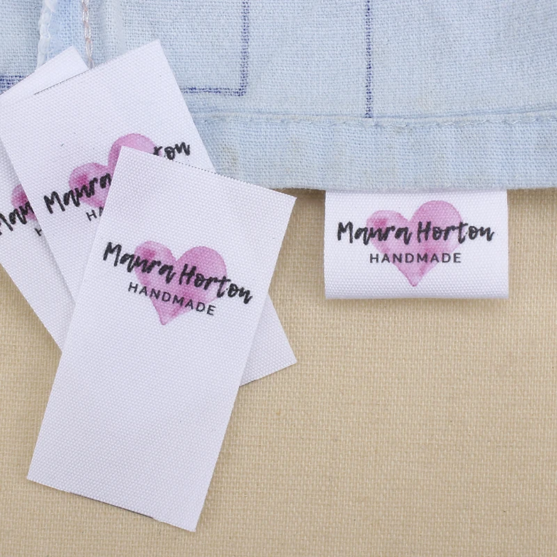 Custom Sewing label, Logo or Text - fold Tags, Personalized Brand , Customized with Your Business Name (MD1107)
Custom Sewing label, Logo or Text - fold Tags, Personalized Brand , Customized with Your Business Name (MD1107)