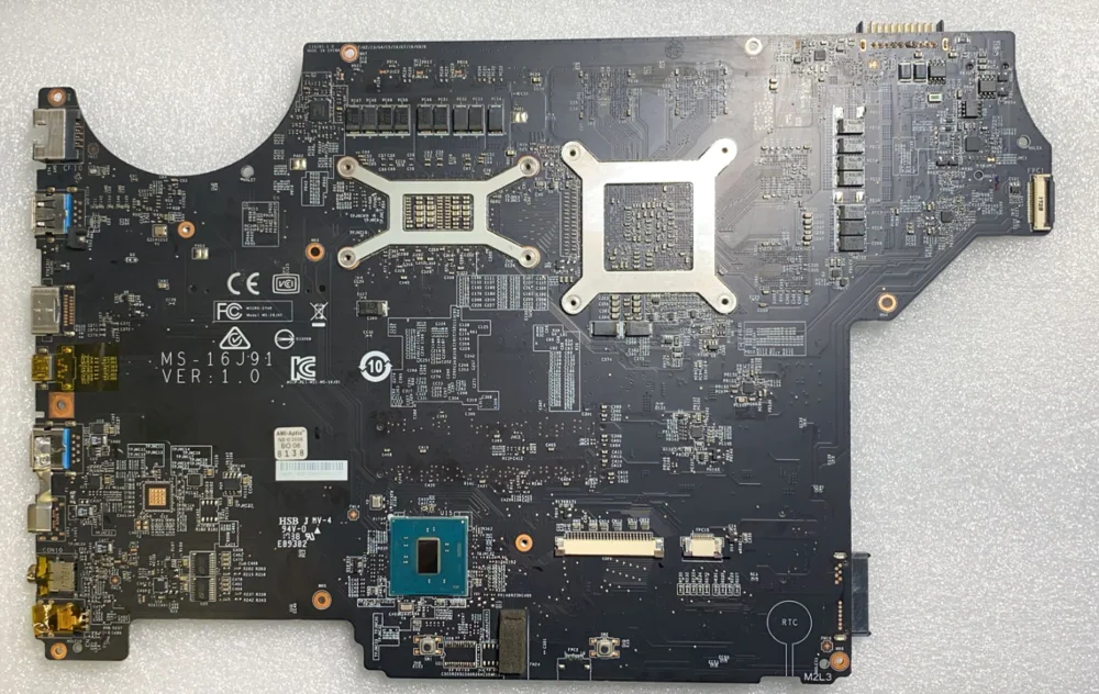 KEFU For GE72VR GP72VR GE62VR GP62VR GL62M Notebook Motherboard MS-16J9 MS-16J91 CPU I5 7300HQ GPU GTX1050 Tested 100% Work
KEFU For GE72VR GP72VR GE62VR GP62VR GL62M Notebook Motherboard MS-16J9 MS-16J91 CPU I5 7300HQ GPU GTX1050 Tested 100% Work