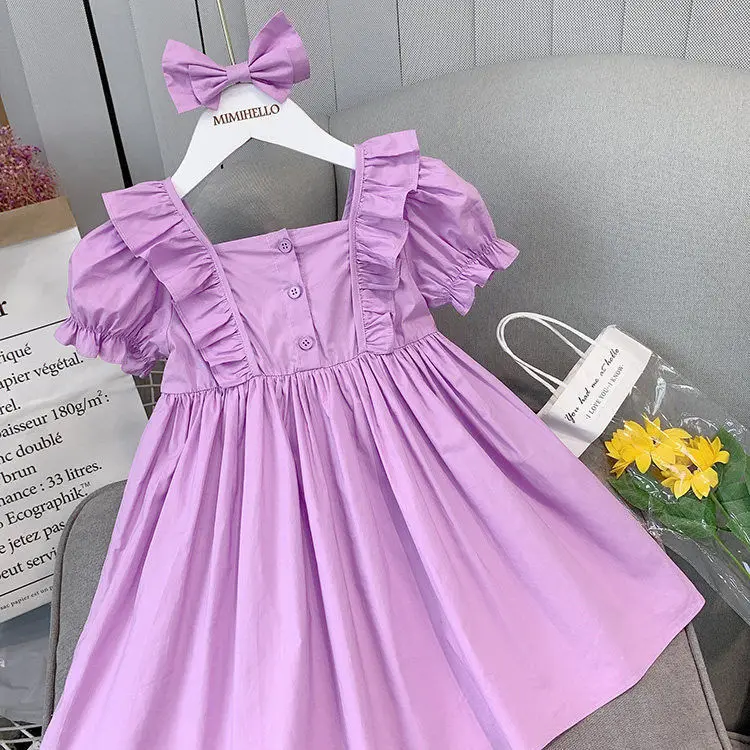Summer New Fashion Newborn Infant Toddler Girl Cotton Dress Ruffle Puff Sleeve Vestido Button Baby Clothes dresses
Summer New Fashion Newborn Infant Toddler Girl Cotton Dress Ruffle Puff Sleeve Vestido Button Baby Clothes dresses