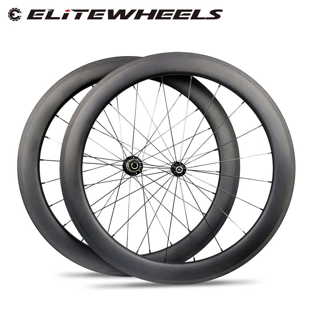 

ELITEWHEELS 700c Road Carbon Wheelset R23 Hub Pillar 1423 Spokes Clincher Tubular Tubeless Wheels 30 35 38 45 47 50 55 60 88mm