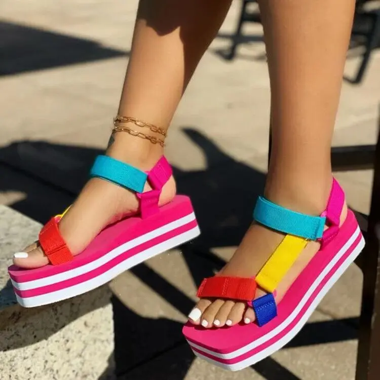 Summer Mid Heel Sandals Fashion Open Toe Women's Shoes Square Toe Design Color Matching Outdoor Shoes Plus Size 43
Summer Mid Heel Sandals Fashion Open Toe Women's Shoes Square Toe Design Color Matching Outdoor Shoes Plus Size 43