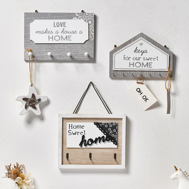 Wall Hanging Wood Key Hanger Holder Coat Key Storage Hanger Door Hooks Organizer Coat Towel Bag Wood Rack Nordic furnishing Rack
Wall Hanging Wood Key Hanger Holder Coat Key Storage Hanger Door Hooks Organizer Coat Towel Bag Wood Rack Nordic furnishing Rack