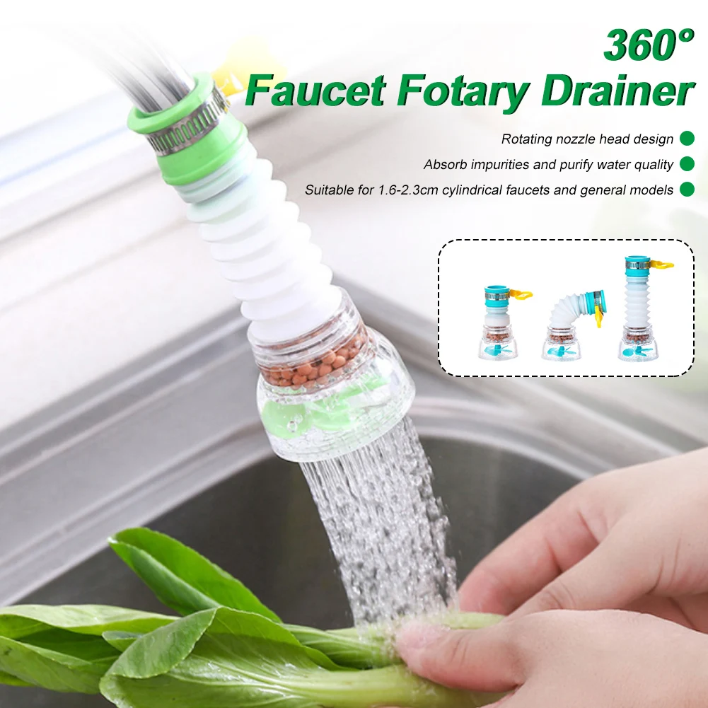 Faucet Filter 360° Rotatable Splash-Proof Adjustable Extendable Shower Tap Diffuser Water Saving Nozzle Kitchen Household Tool
Faucet Filter 360° Rotatable Splash-Proof Adjustable Extendable Shower Tap Diffuser Water Saving Nozzle Kitchen Household Tool