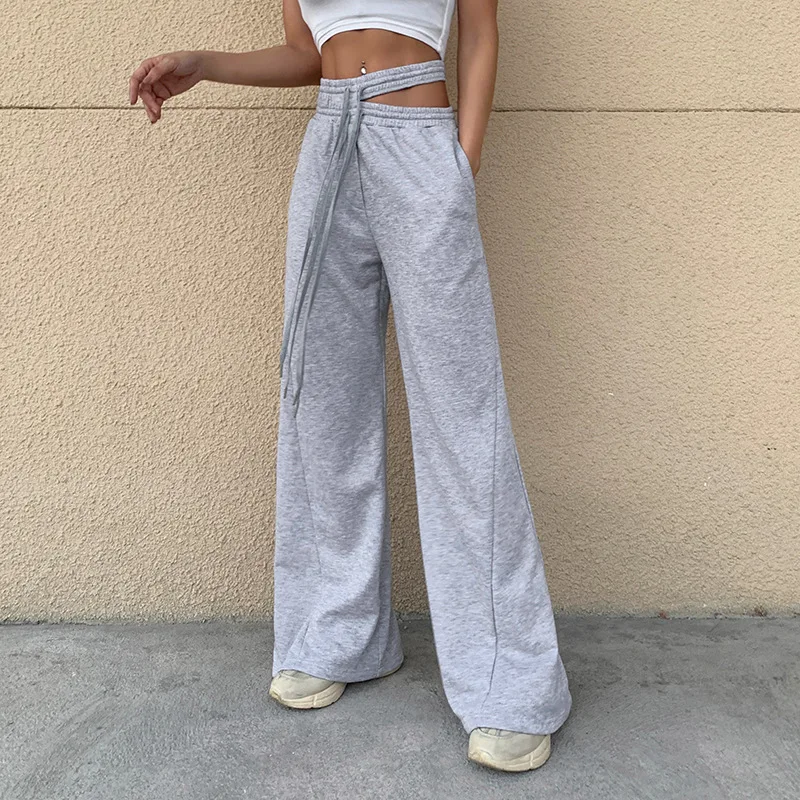 Sweat Pants For Women 2021 Sweatpants Women Baggy Gray Elastic Wasit Hollow Out Wide Leg Pants Vintage Y2k Aesthetic Designer
Sweat Pants For Women 2021 Sweatpants Women Baggy Gray Elastic Wasit Hollow Out Wide Leg Pants Vintage Y2k Aesthetic Designer