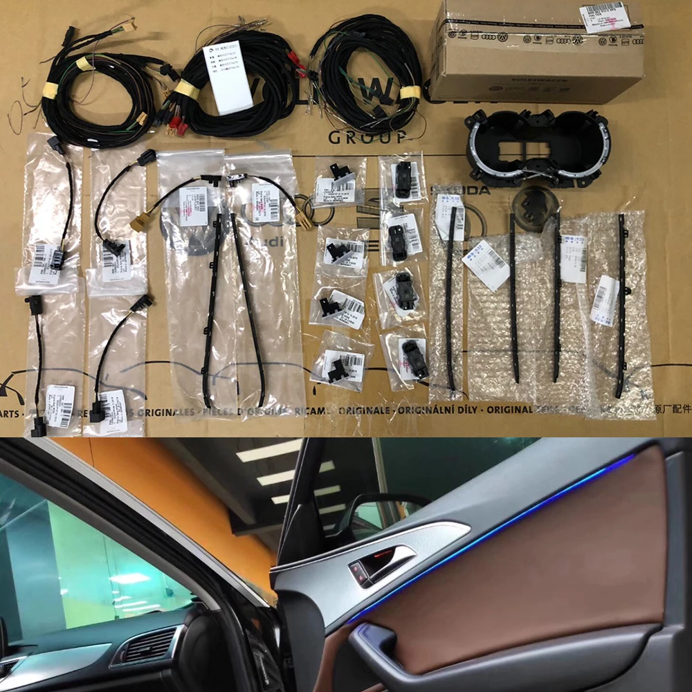 Original For Audi A4 B9 A5 S5 2017 2018 2019 32 Color Ambient Light 16 21 lights Door Ambient Light Foot light
Original For Audi A4 B9 A5 S5 2017 2018 2019 32 Color Ambient Light 16 21 lights Door Ambient Light Foot light
