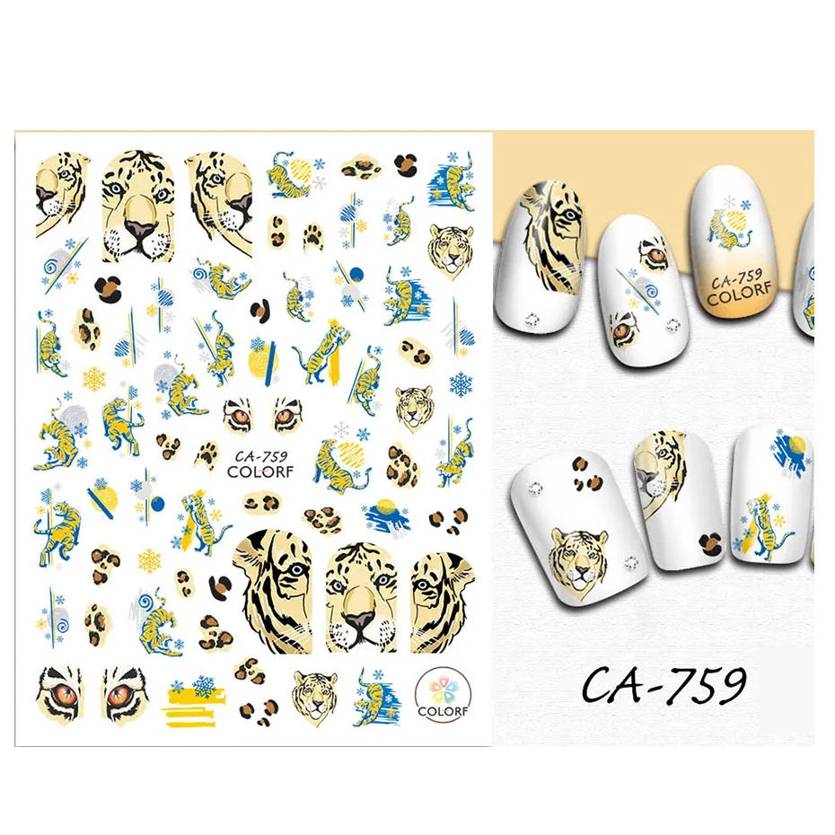 10PCS 3D Tiger Nail Sticker Little Tiger Cartoon Cute Animal Pattern Tiger Stripe Adhesive Nail Sticker Manual DIY Nail Slider
10PCS 3D Tiger Nail Sticker Little Tiger Cartoon Cute Animal Pattern Tiger Stripe Adhesive Nail Sticker Manual DIY Nail Slider