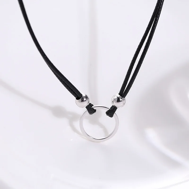 Trustdavis Genuine 925 Sterling Silver Round Beads Black Pu Leather Rope Choker Necklace For Women Wedding Party Jewelry DS1066
Trustdavis Genuine 925 Sterling Silver Round Beads Black Pu Leather Rope Choker Necklace For Women Wedding Party Jewelry DS1066