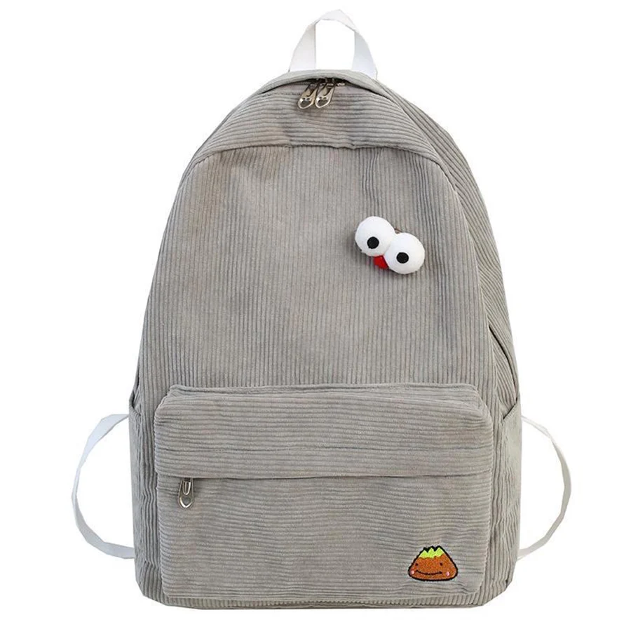 Waterproof Corduroy Backpacks Unisex Cartoon Preppy Bagpack Women Bag Fashion Small Travel Daypack Female Shoulder Bags Mochilas
Waterproof Corduroy Backpacks Unisex Cartoon Preppy Bagpack Women Bag Fashion Small Travel Daypack Female Shoulder Bags Mochilas