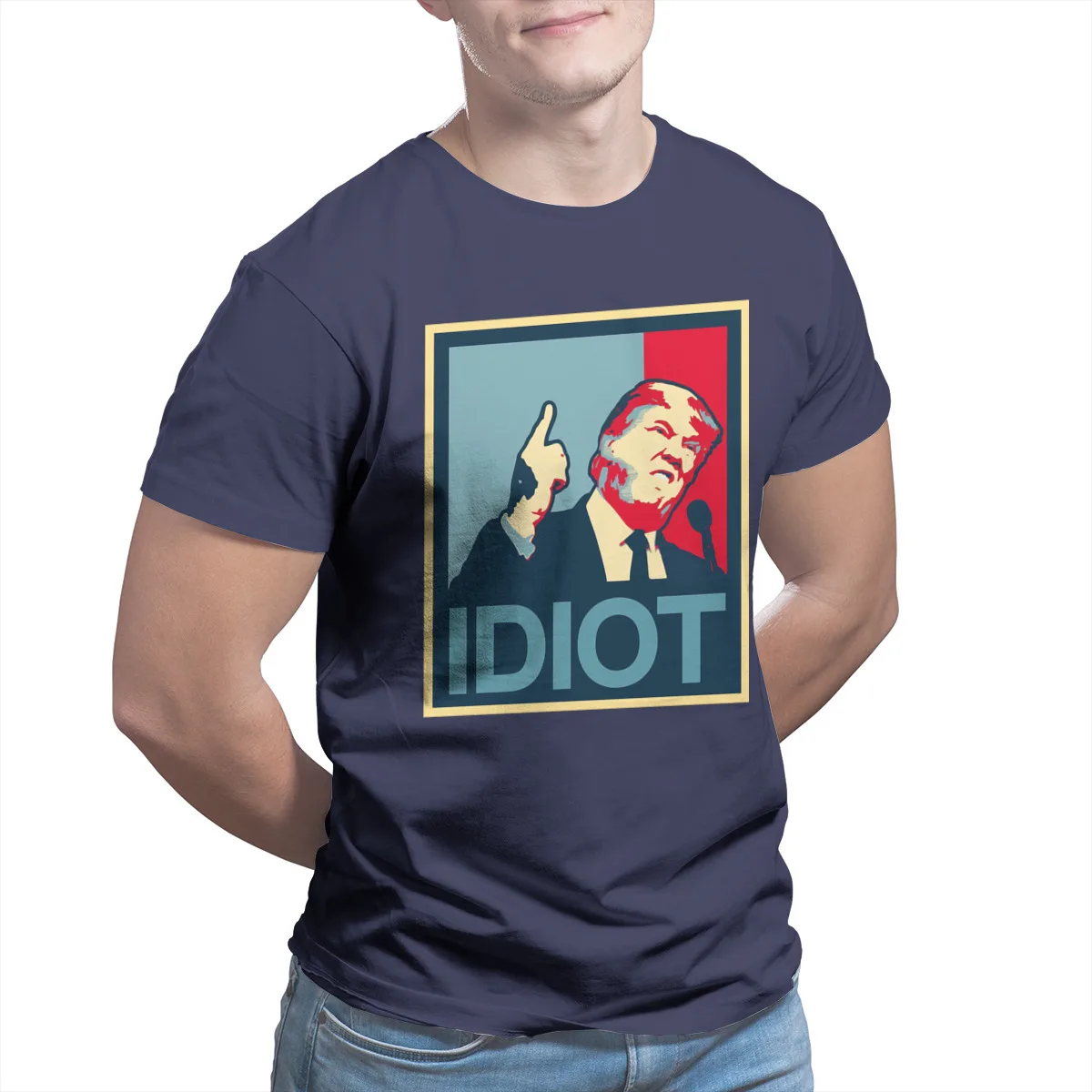 Idiot Trump Vintage Couples Matching Graphic Sleeve Streetwear Retro T-shirt 28992 
Idiot Trump Vintage Couples Matching Graphic Sleeve Streetwear Retro T-shirt 28992