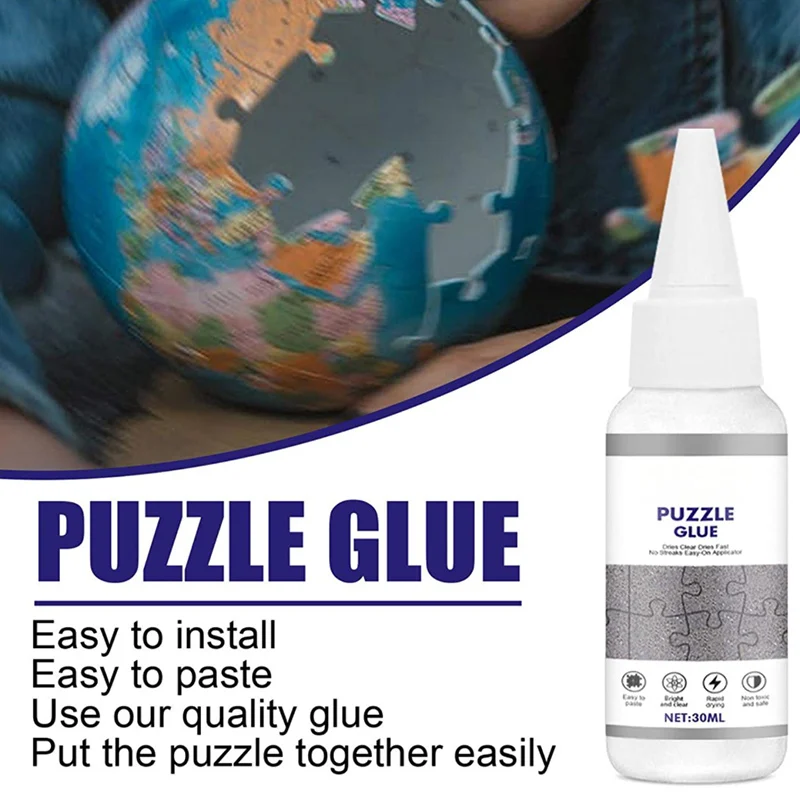 Jigsaw Puzzle Glue with Trowel Applicator Transparent Liquid Jigsaw Puzzle Fixative Glue Laminates and Preserves Jigsaw Caulk
Jigsaw Puzzle Glue with Trowel Applicator Transparent Liquid Jigsaw Puzzle Fixative Glue Laminates and Preserves Jigsaw Caulk
